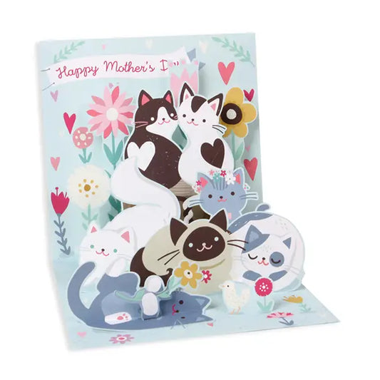 Mother's Day Kitties Pop-up Card