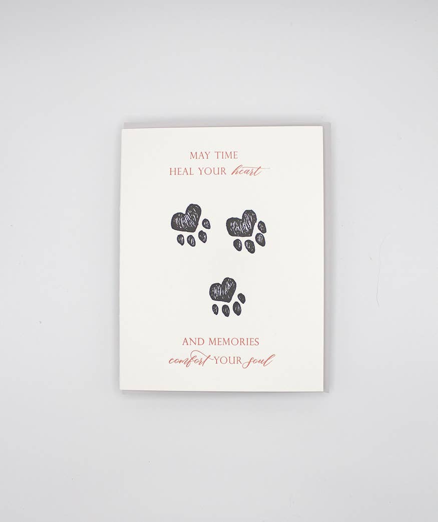 May Time Heal Your Heart Pet Sympathy
