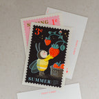 Summer Berry Basket Postcard