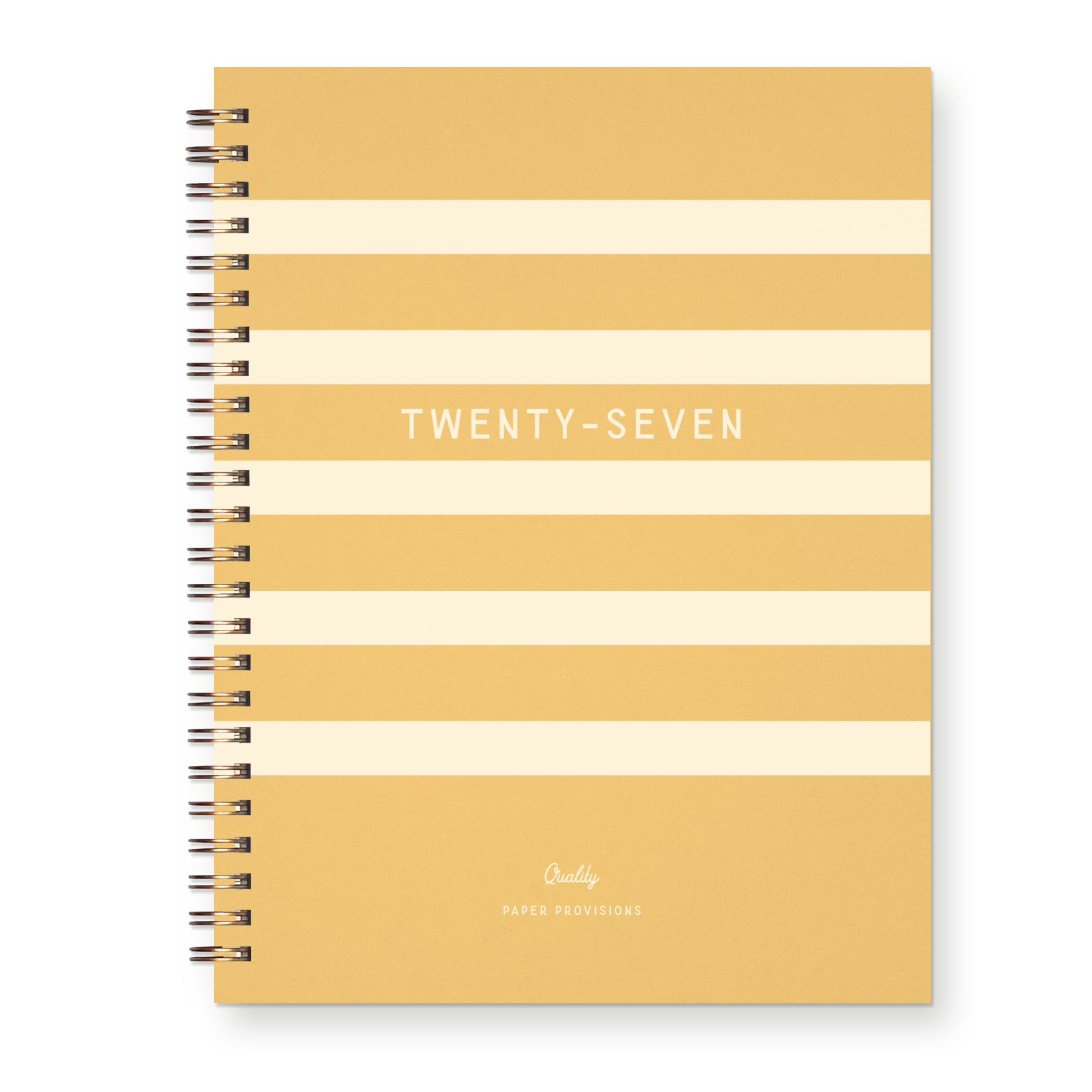 2027 Horizontal Striped Dated Planner : Calendar Year