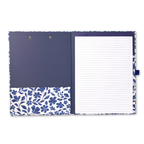 Porcelain Floral Clipfolio