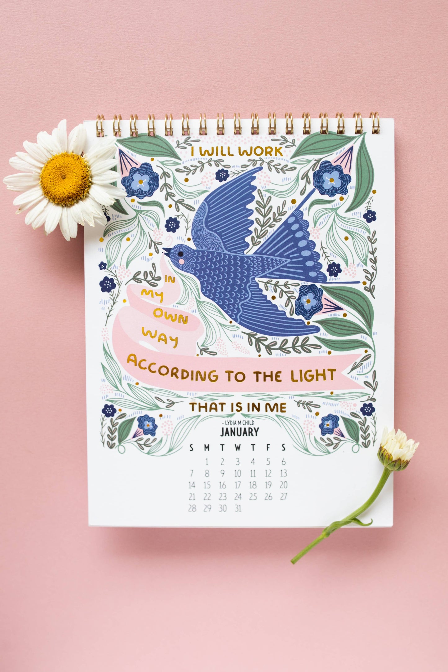 2024 Desk Calendar: Words of Wisdom from Influential Women