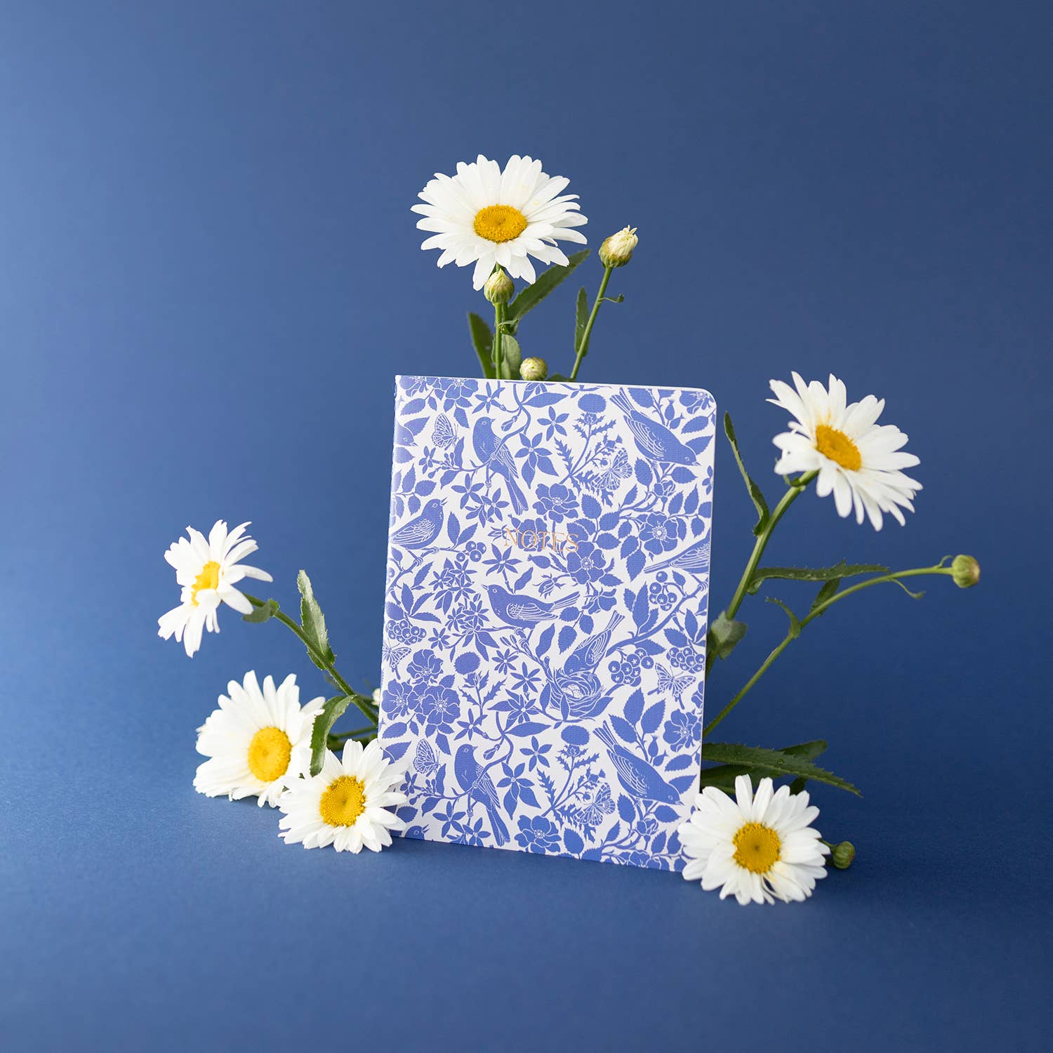Blue Birds Soft-Cover Notebook (grid)
