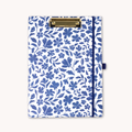 Porcelain Floral Clipfolio