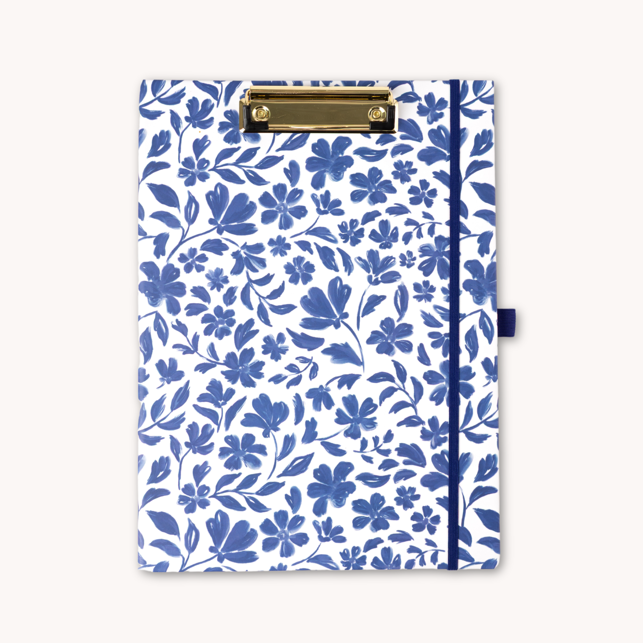 Porcelain Floral Clipfolio