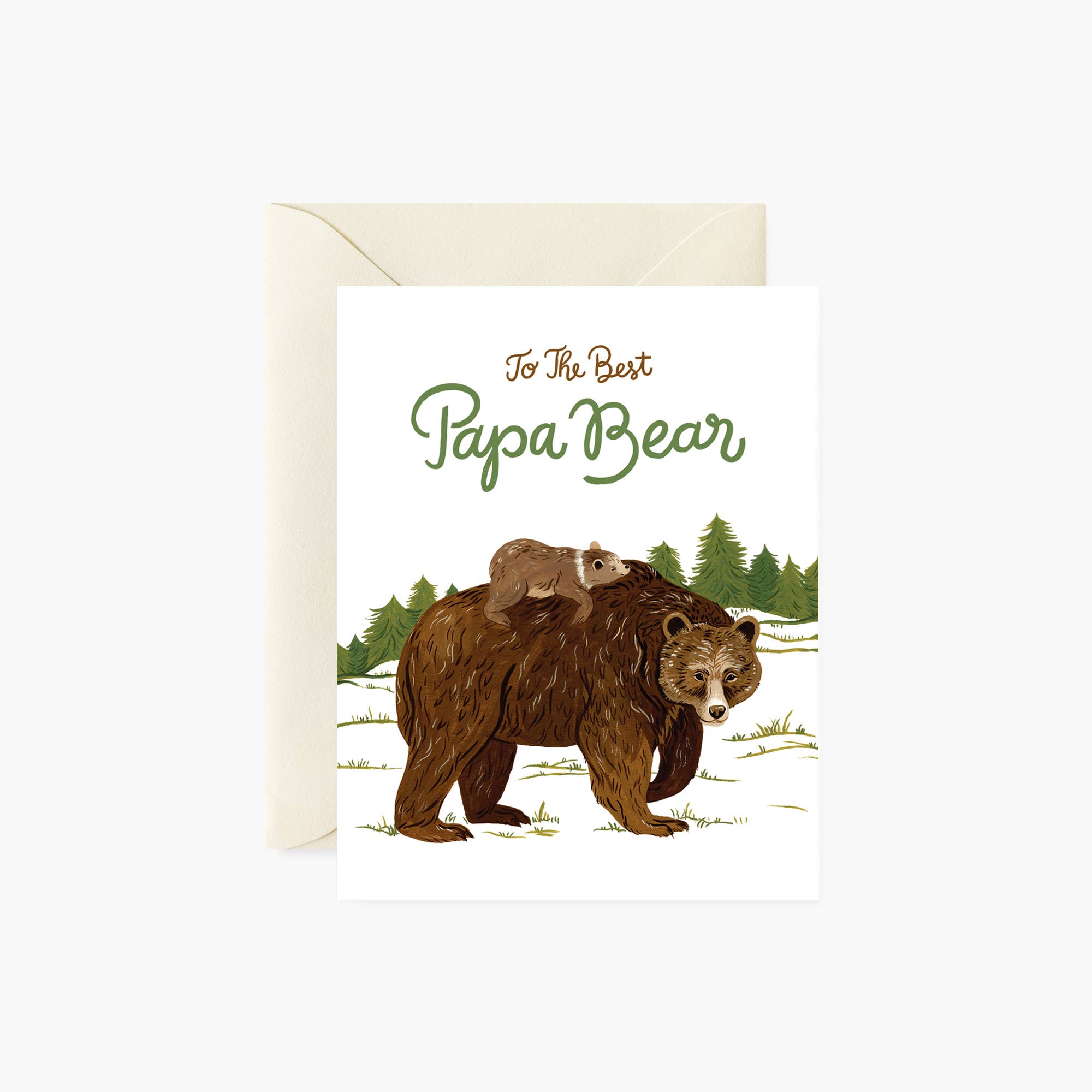 Papa Bear Father's Day card