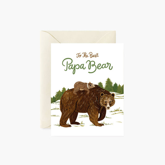 Papa Bear Father's Day card