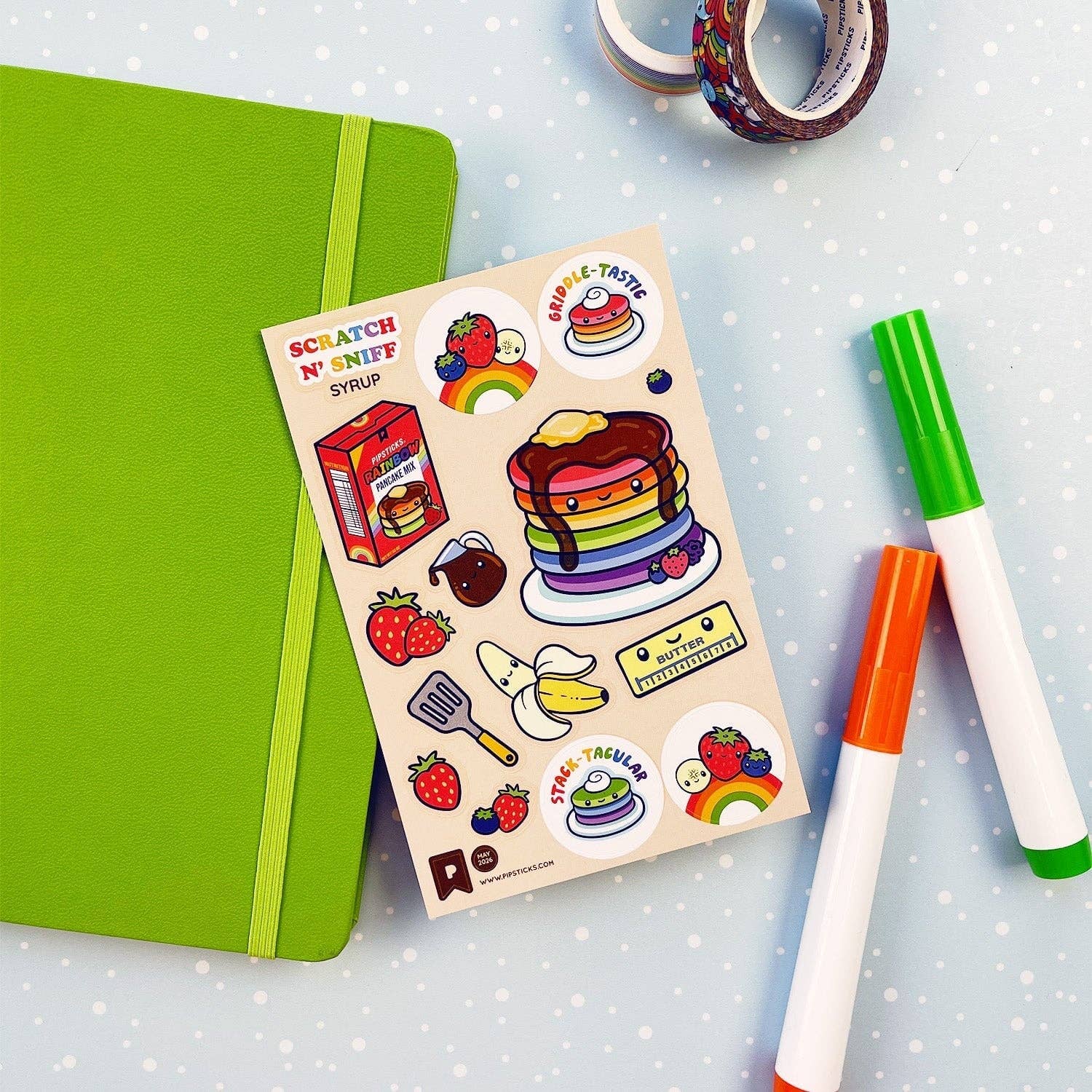 Stack-tacular Breakfast Scratch 'n Sniff