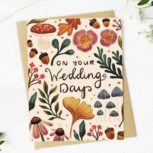 Fall Wedding Card