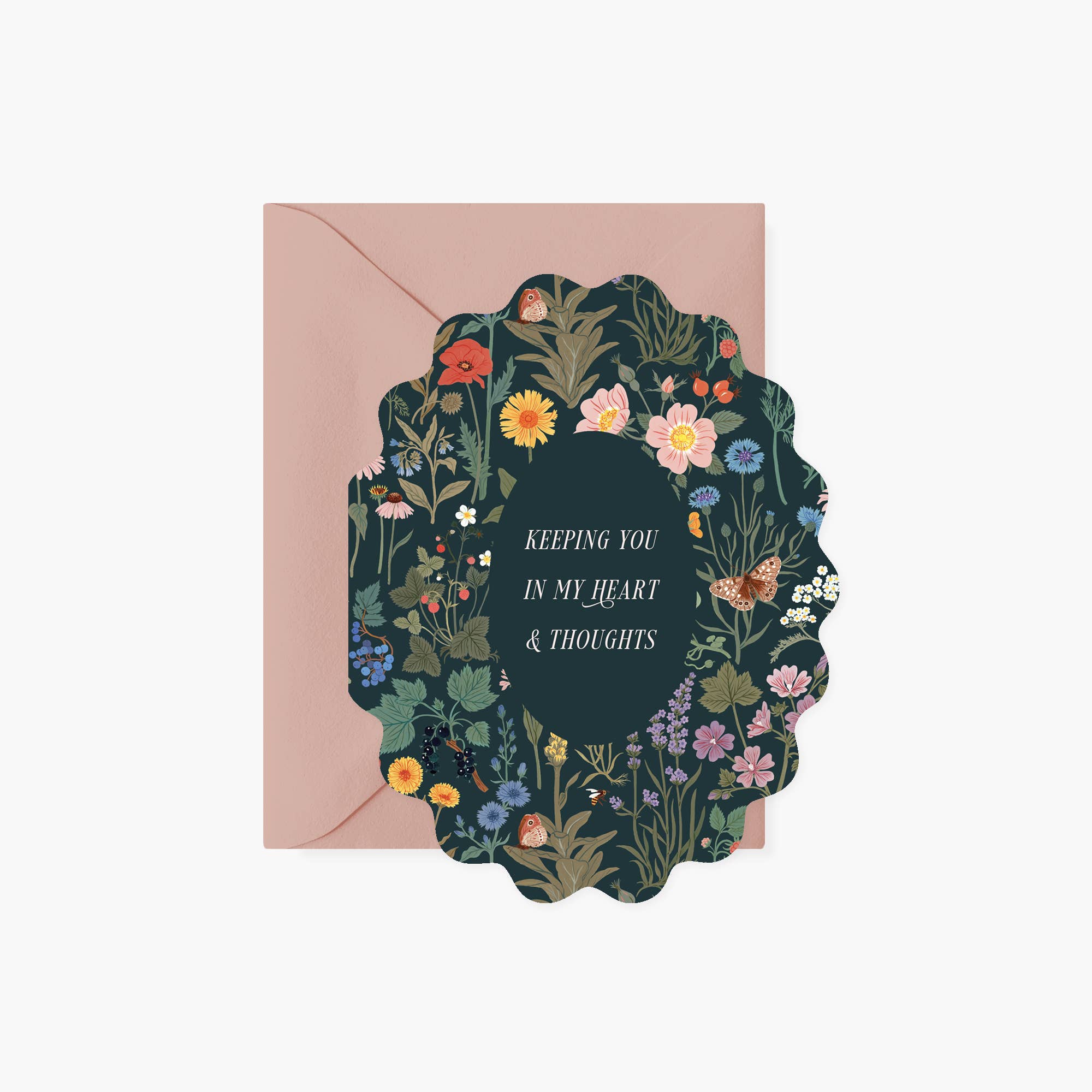 In My Heart and Thoughts Card