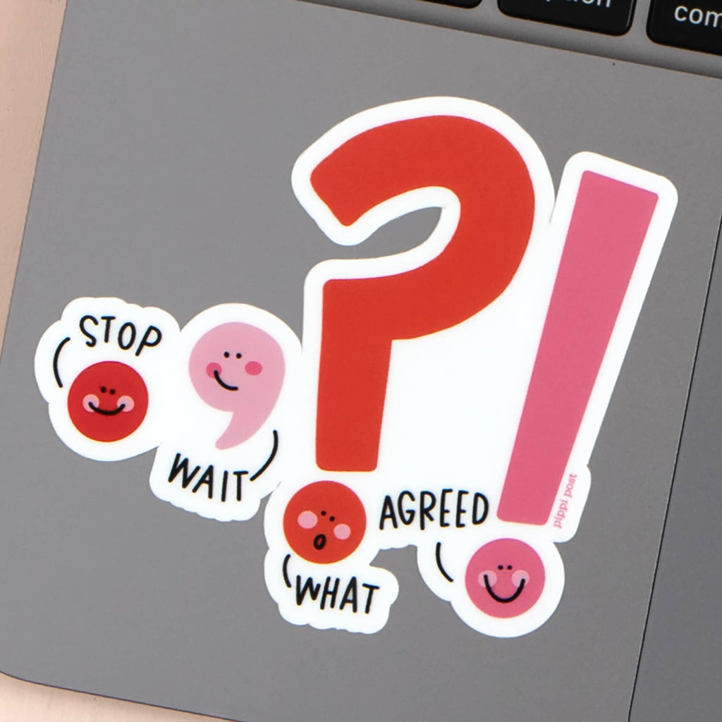 Punctuation Decal Sticker