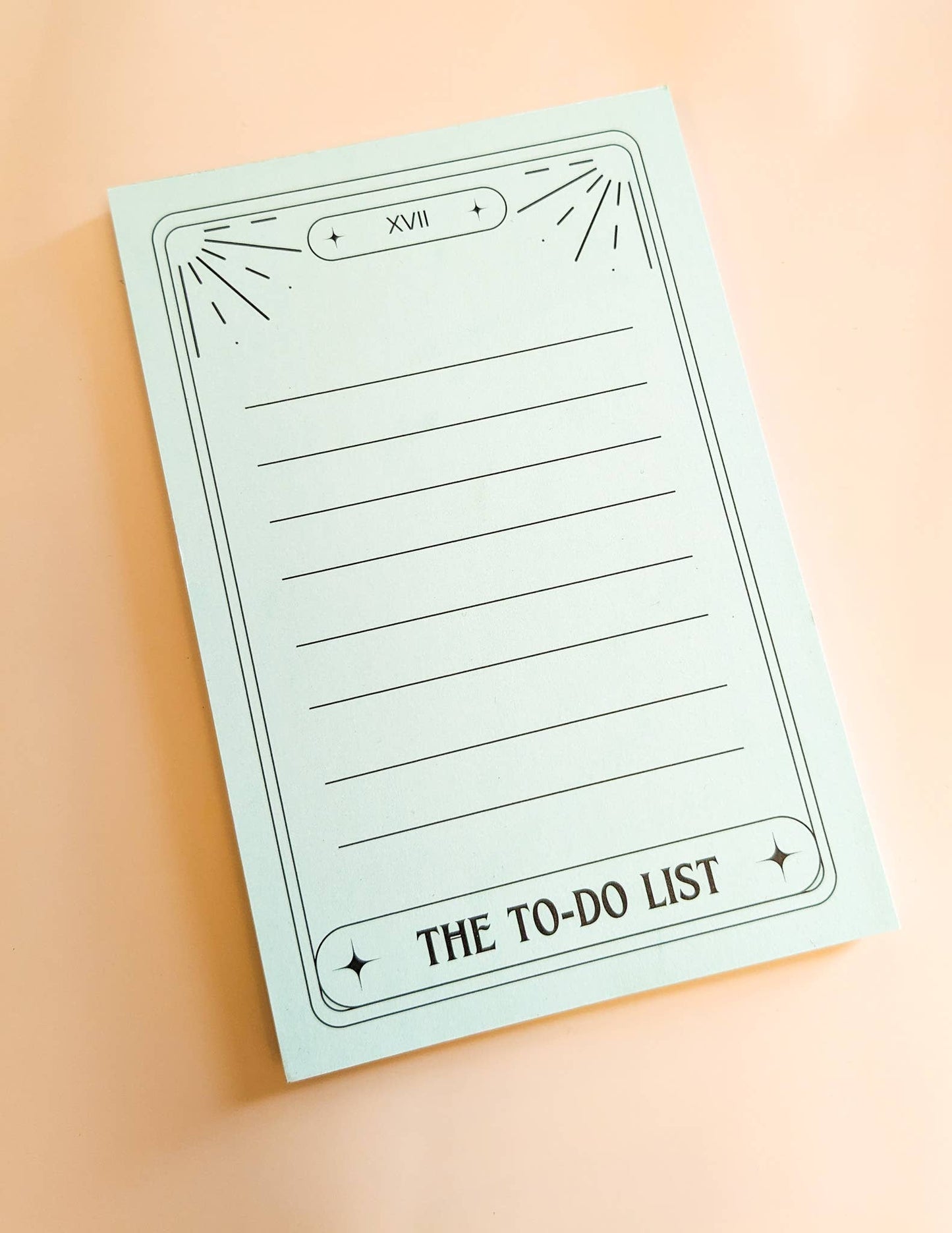 The To-Do List Tarot Card Notepad