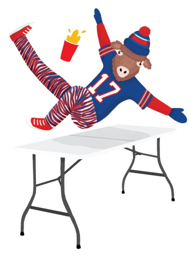 Table Smash Clear Sticker