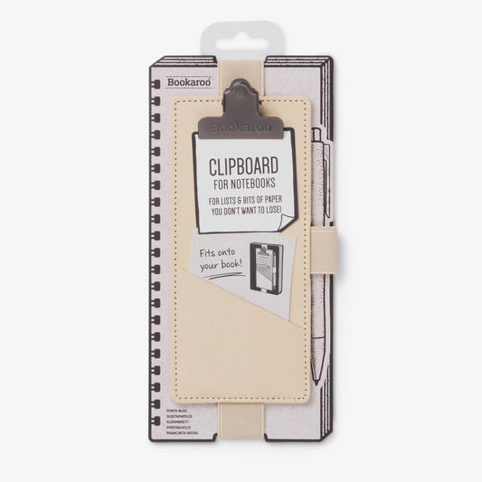 Bookaroo Clipboard for Notebooks- Cream