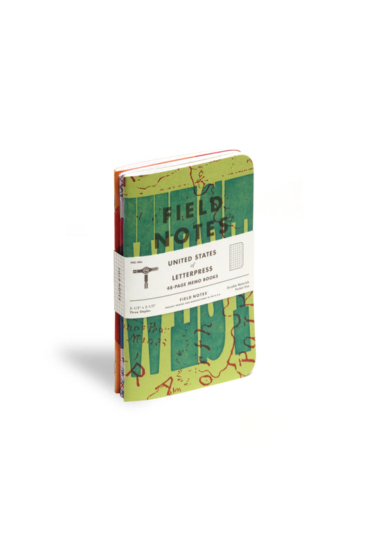 Field Notes- US Letterpress- A Edition