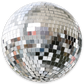Disco Ball Sticker, 2.8 in. x 2.8 in.