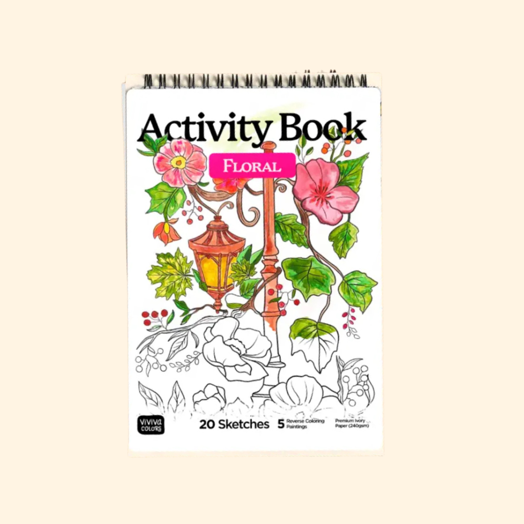 Floral Coloring Book for Adults