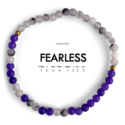 Morse Code Bracelet - Fearless