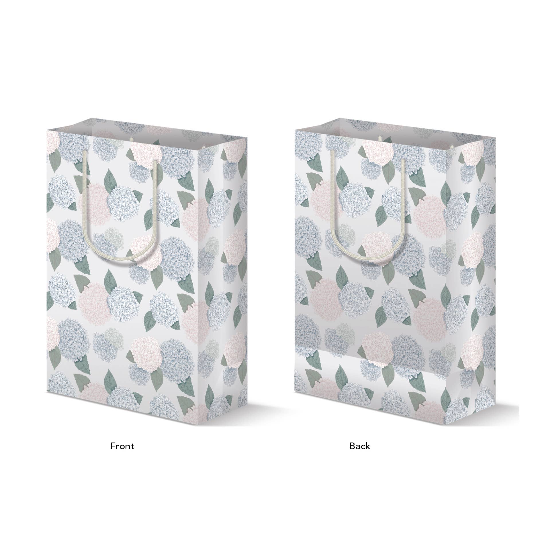 Hydrangea Print Gift Bag