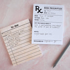 Book Prescription Notepad | Reading Stationery
