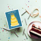 Happy 90th Birthday Cake Card