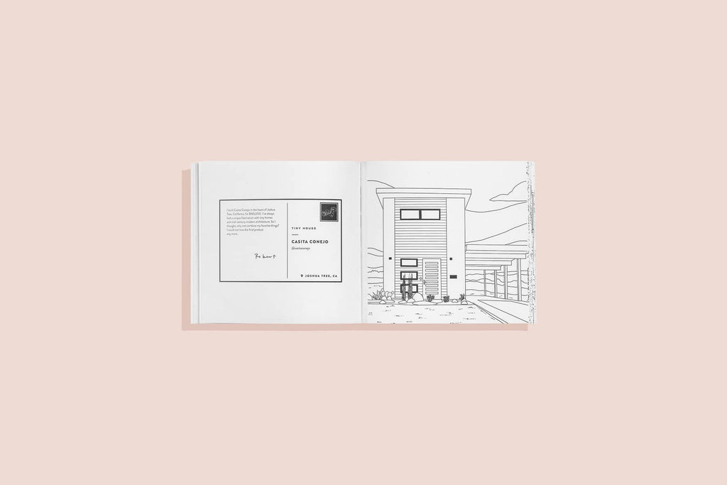 Coolest Homes Ever: A Travel Size Adult Coloring Book