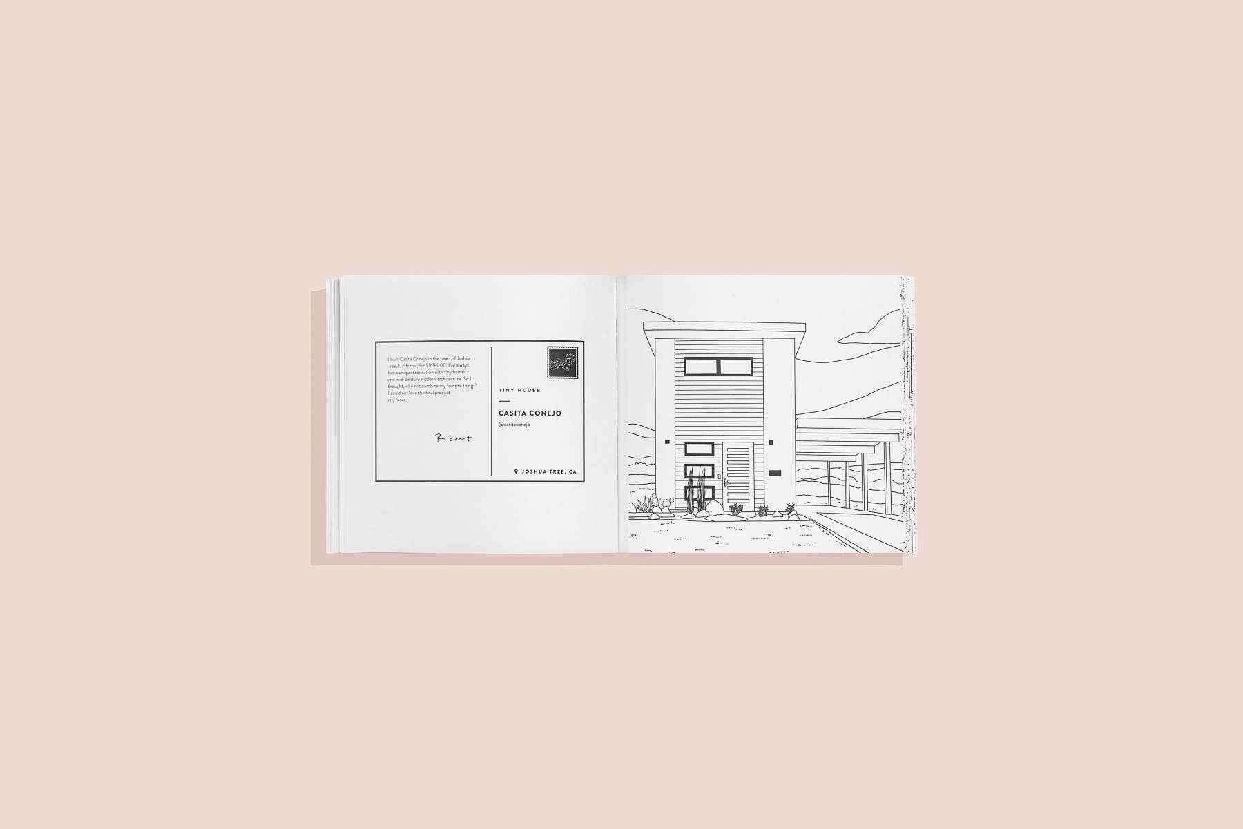 Coolest Homes Ever: A Travel Size Adult Coloring Book