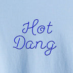 Blue Embroidery Alphabet Sheet Set