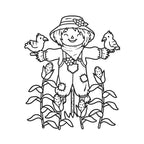 Fall Harvest Mini Coloring Book