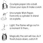 Magical Rising Wish Paper