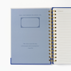 Blue Chinoiserie Vase Spiral Notebook