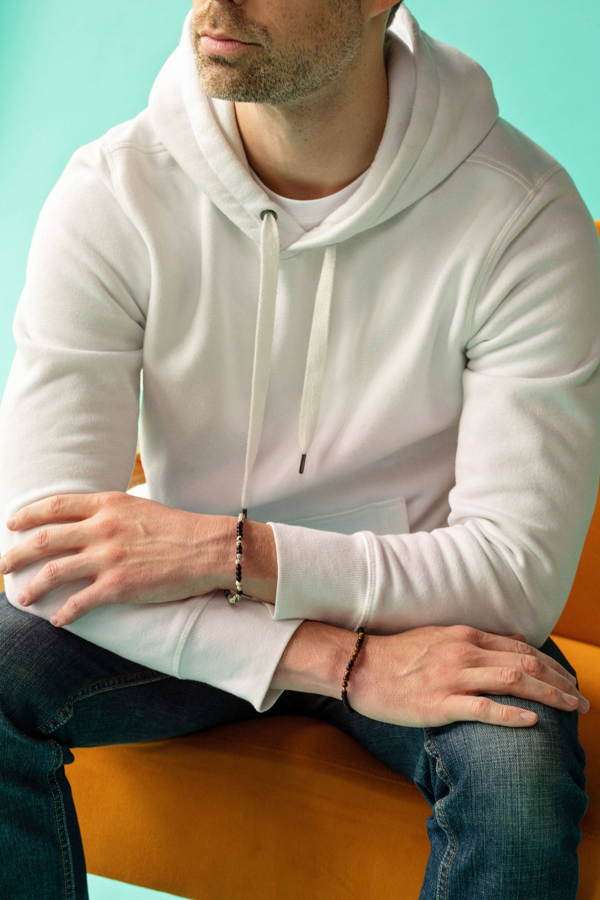 Morse Code Bracelet Men's Extended Size | BRAVE