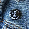 Skeleton Halloween 1" Round Button