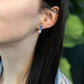 Bella Bar Studs- Greek Goddess Blue