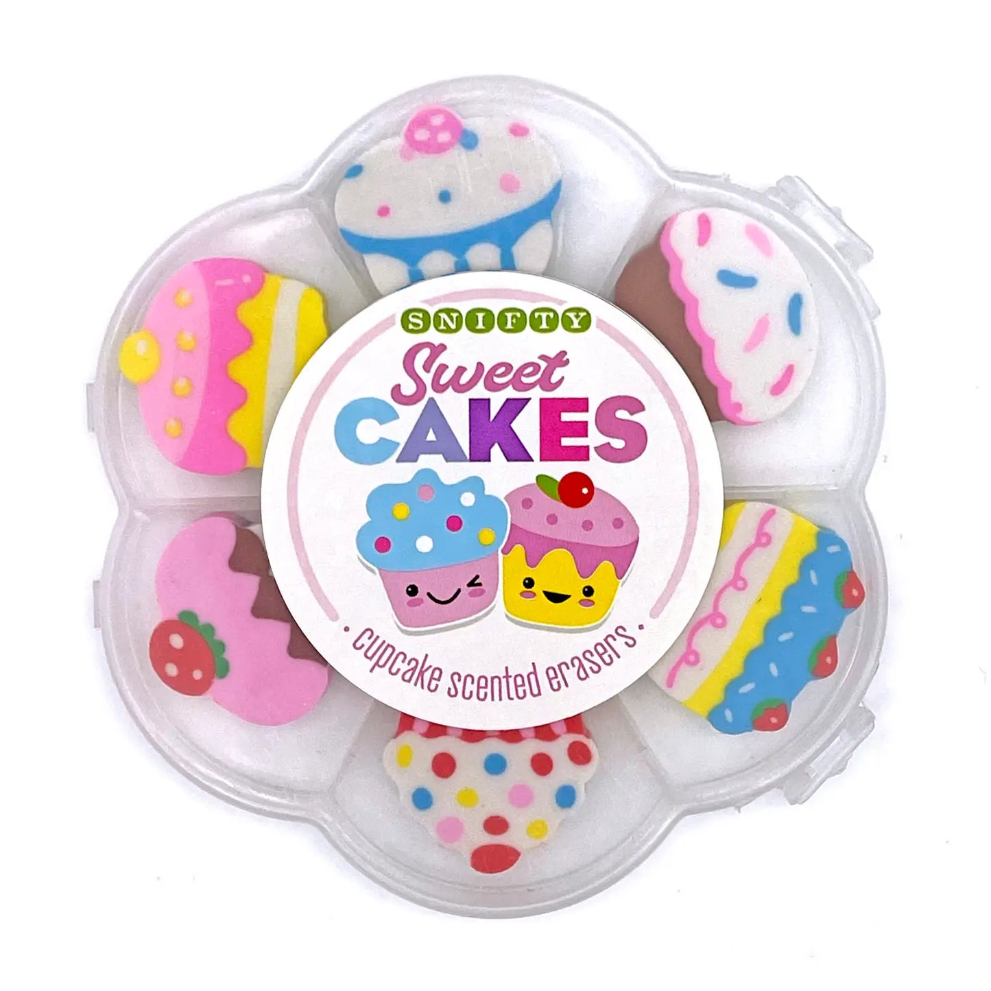 Sweet Cakes Scented Erasers