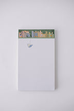 Sneaky Bookshelf Cat Notepad