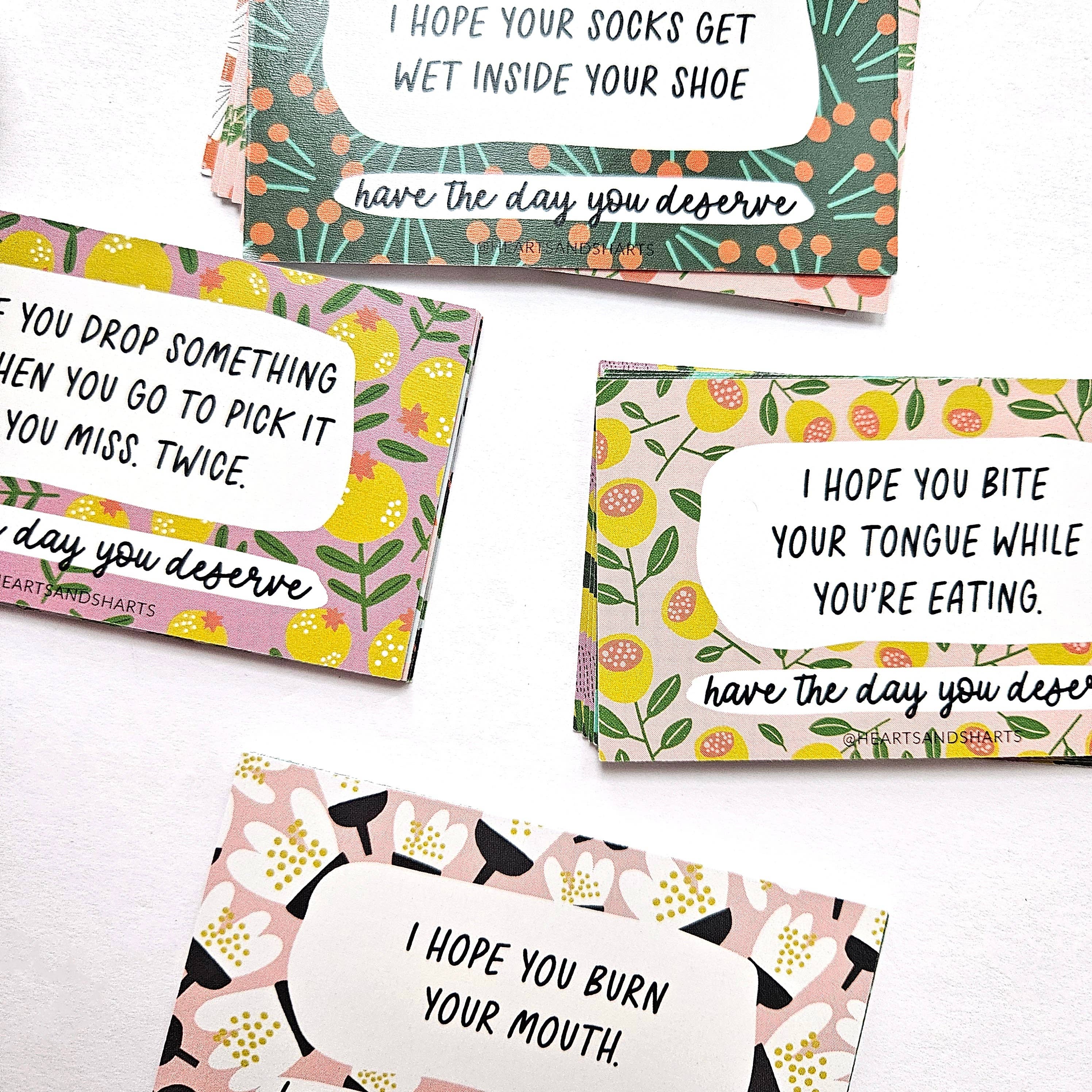 Parking Notes - Set of 30 Double Sided Notes