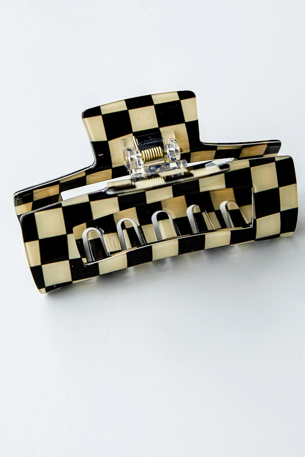 Checkered Claw Clip