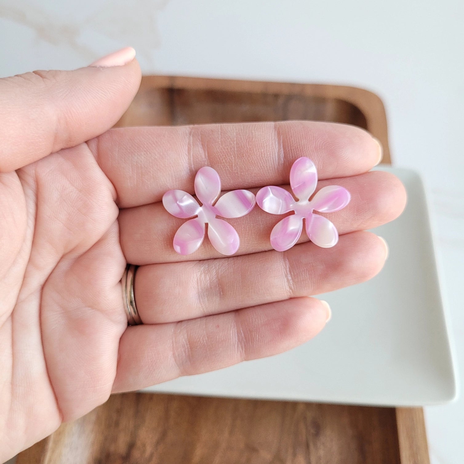 Blossom Studs- Pink