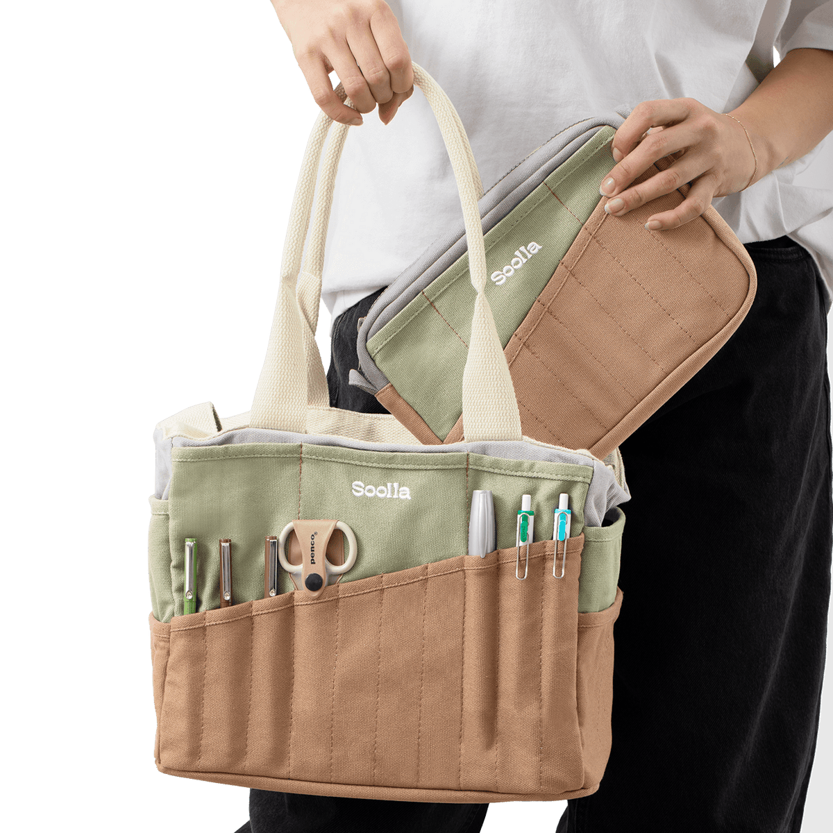 Soolla® Studio Pouch, Cinnamon (Stationery Pouch)