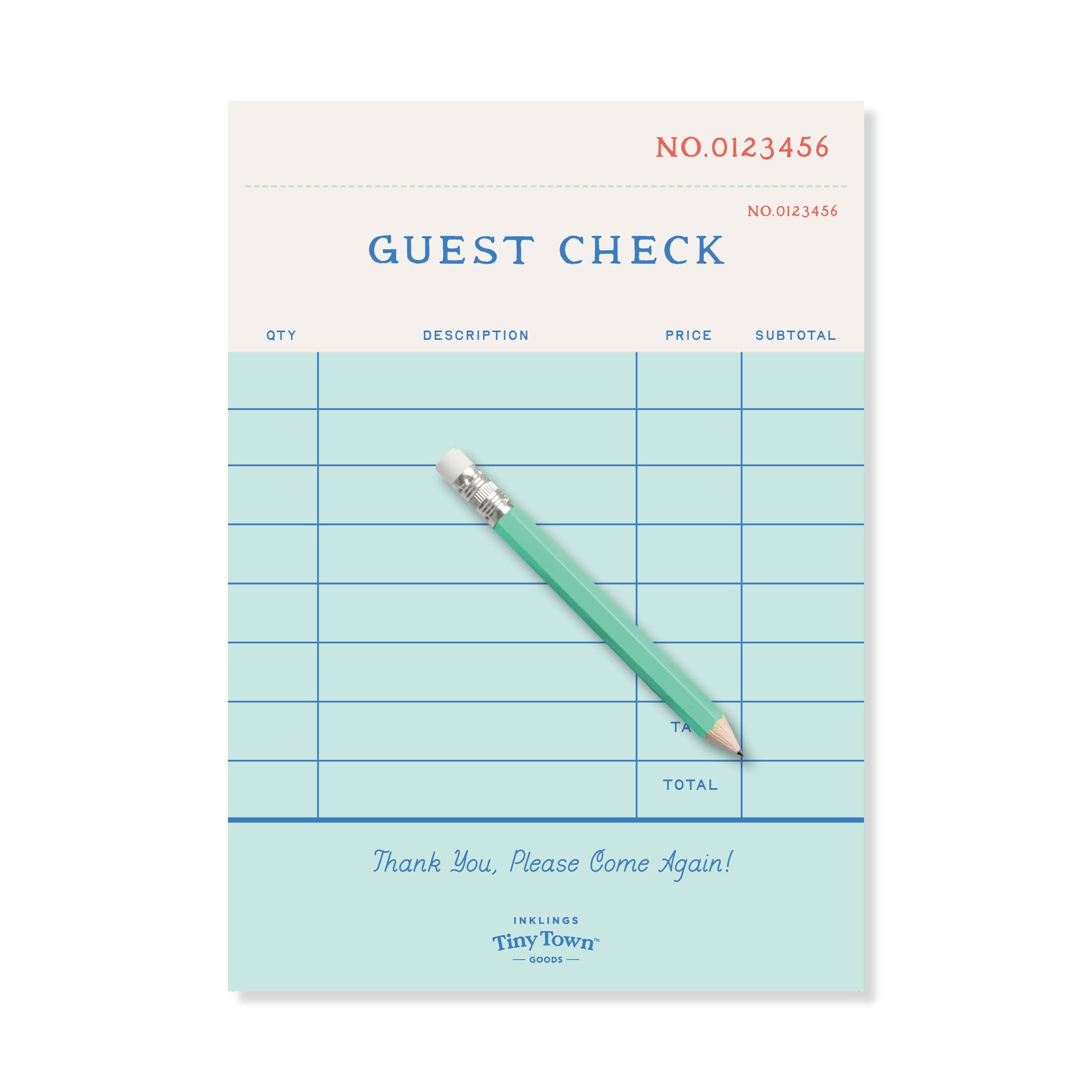 Play Notepad - Guest Check