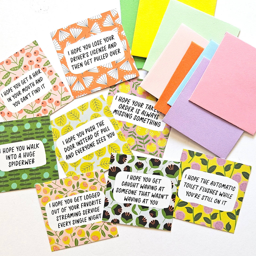 Have The Day You Deserve- Set of 8 mini cards