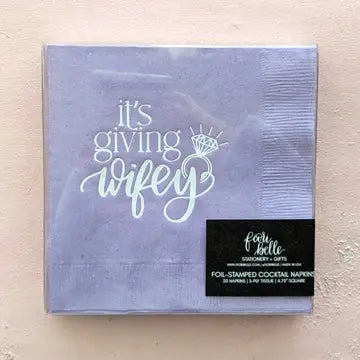 It's giving Wifey Napkins