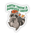 Rootin' Tootin' & Dumpster Lootin' Cowboy Raccoon Sticker