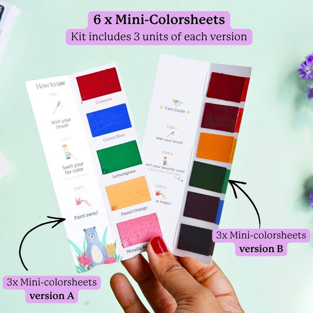 Spring Mini-Watercolor Paint Kit