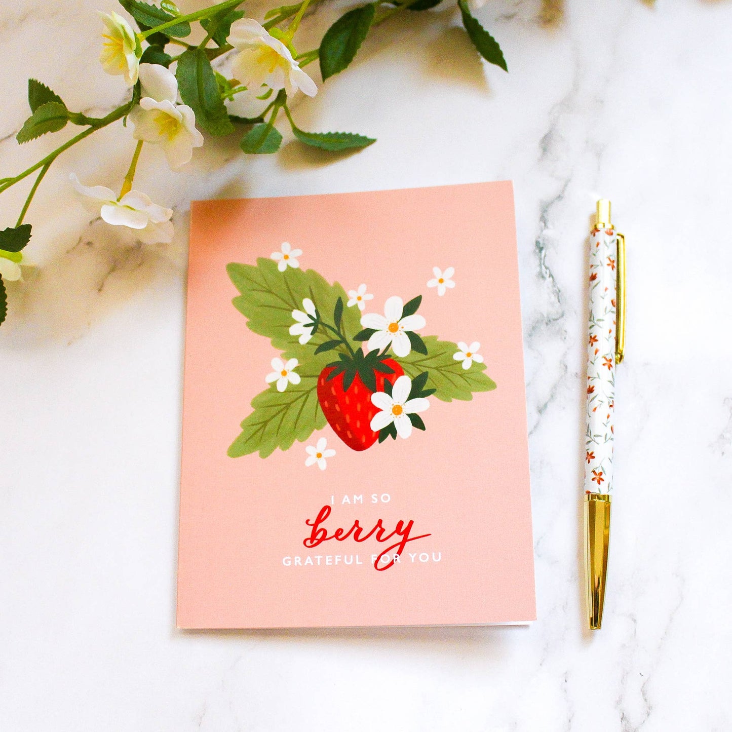 Berry Grateful Card