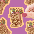 Support Farmers Market Sticker