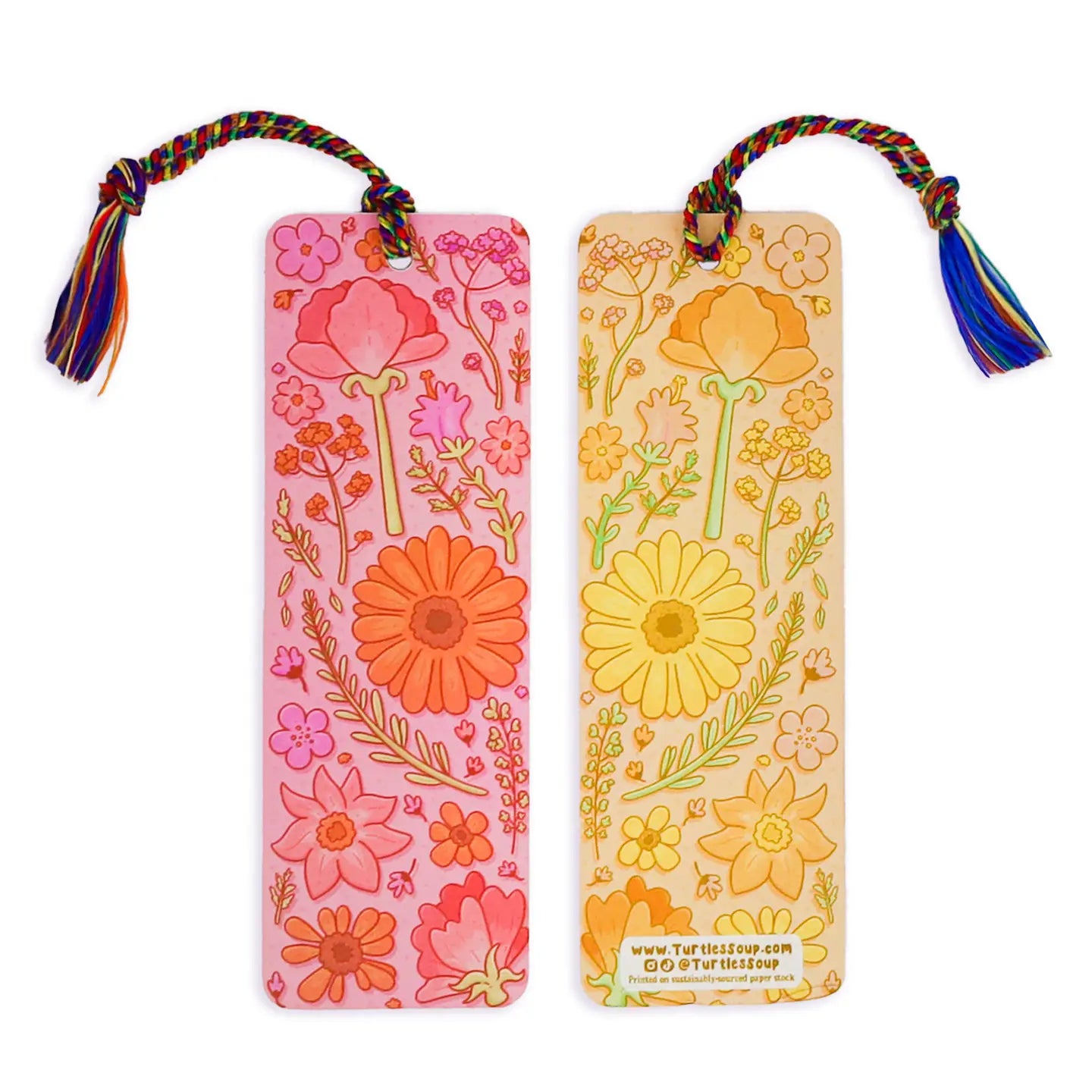 Vintage Pressed Floral Bookmark