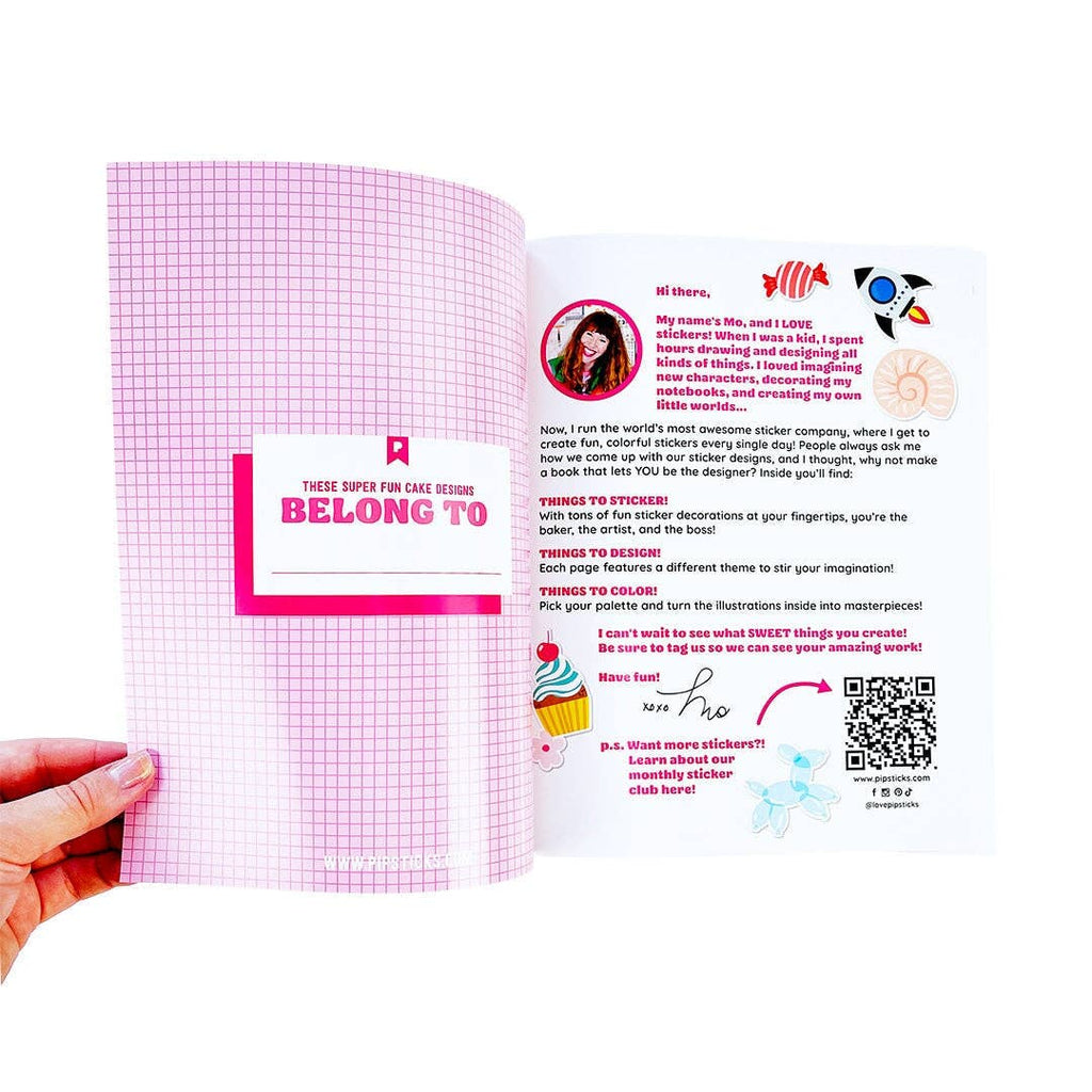 Design Your Own Sticker Book: Stickercakes