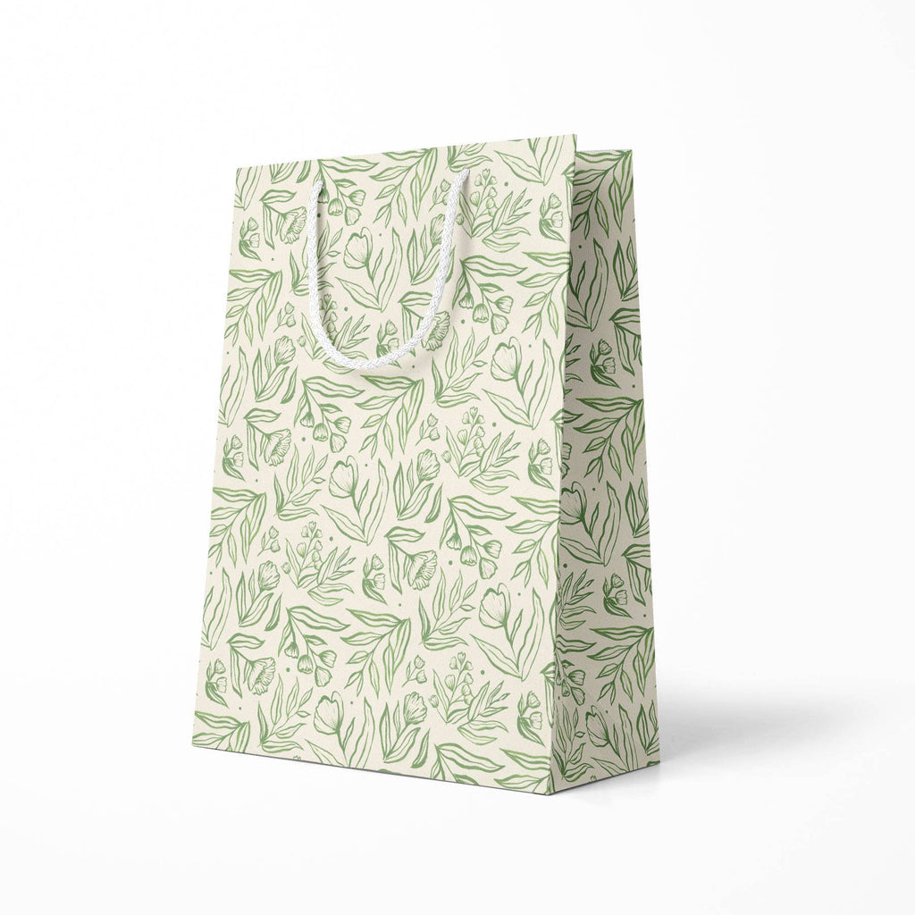Sage Botanical Gift Bag